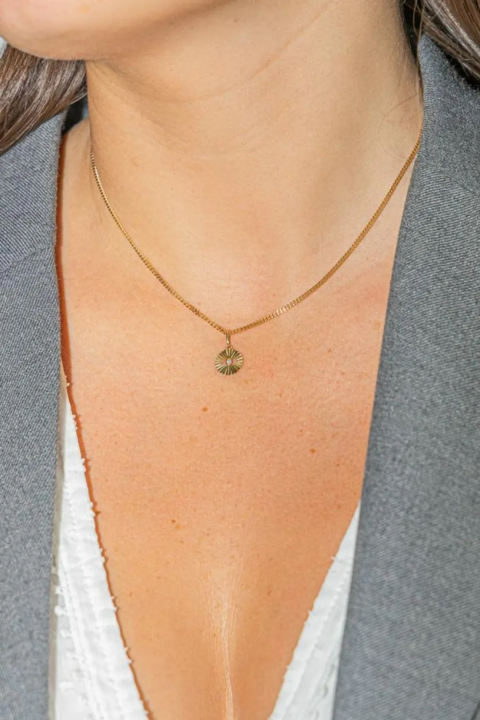 Collier Or jaune Diamant