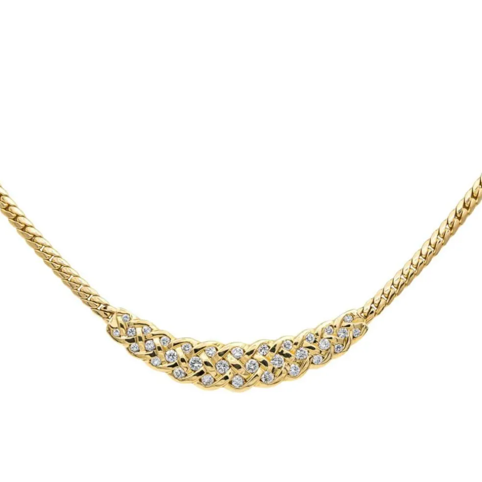 Collier Or jaune Diamant