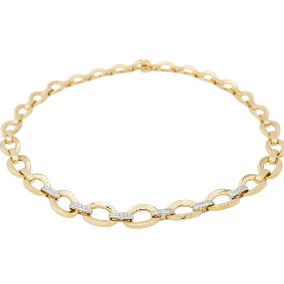 Collier Or jaune Diamant