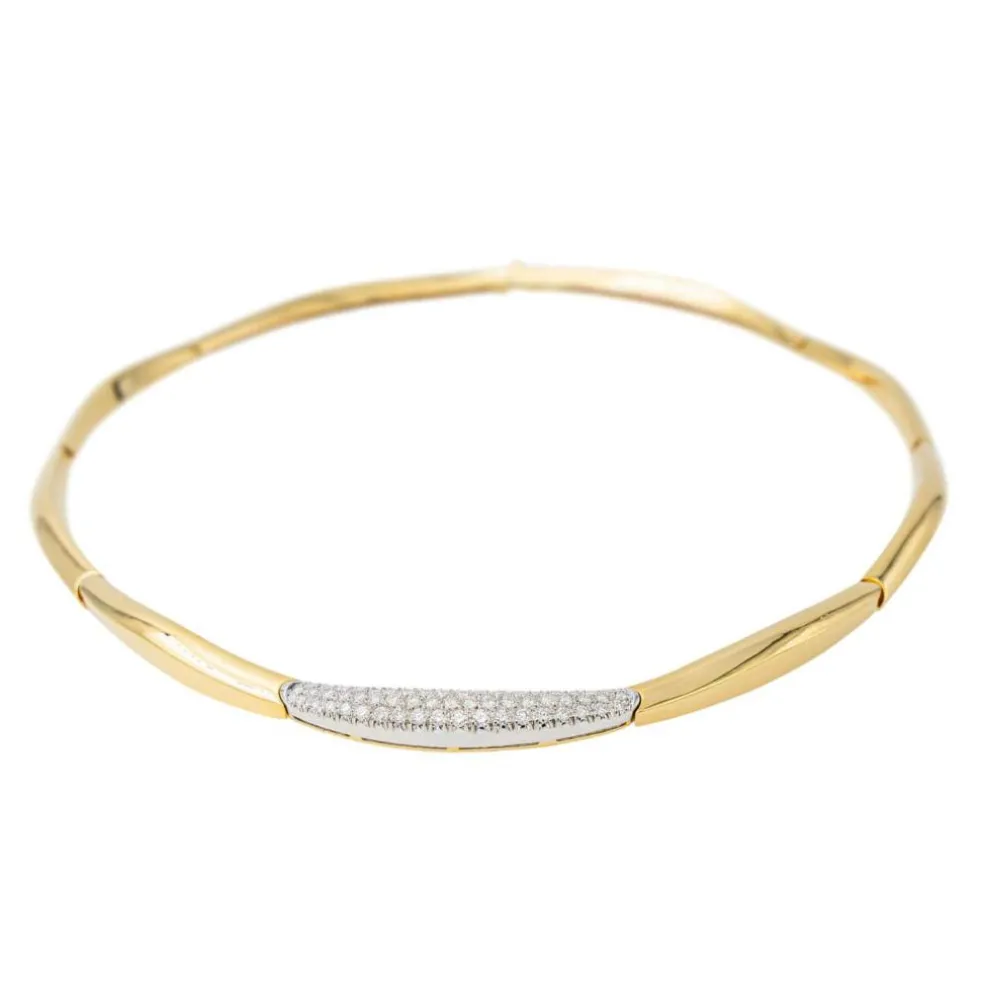 Collier Or jaune Diamant