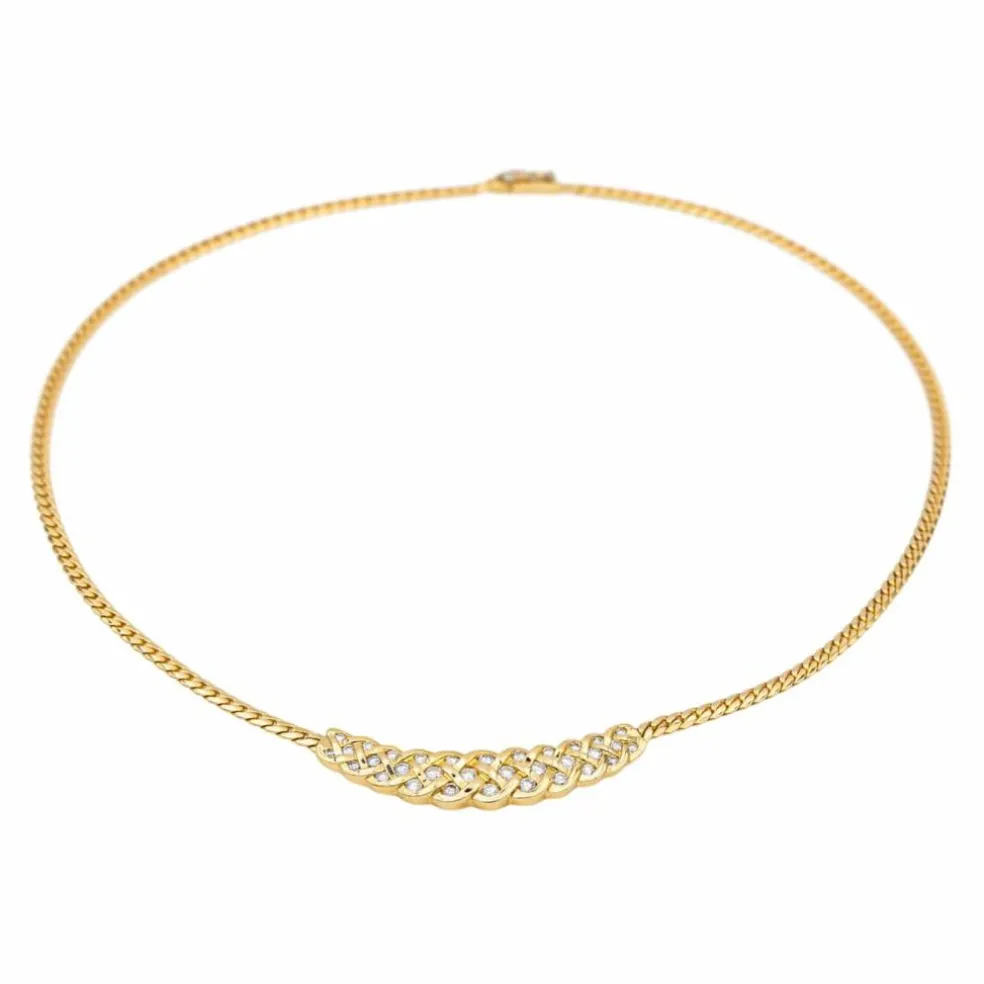 Collier Or jaune Diamant
