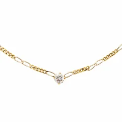 Collier Or jaune Diamant