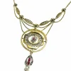 Collier Or jaune Diamants Rubis