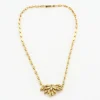 Collier or jaune diamants