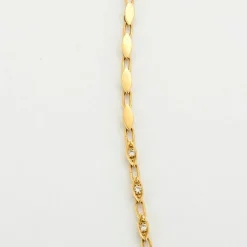 Collier or jaune diamants