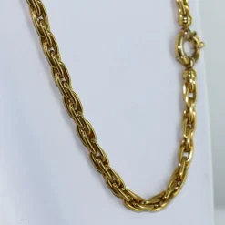 Collier Or jaune en maille
