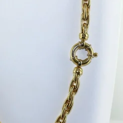 Collier Or jaune en maille