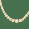 Collier or jaune et 99 diamants certificat HRD