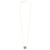 Collier or jaune et Perle de Tahiti