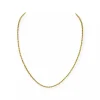 Collier or jaune et perles d'or