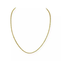 Collier or jaune et perles d'or