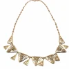 Collier or jaune fin 19e