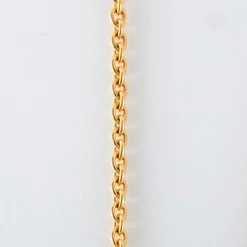 Collier Or Jaune Grenats & Diamants