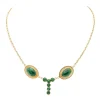 Collier Or jaune Jade Jadéite