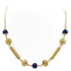 Collier Or jaune Lapis lazuli