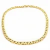 Collier or jaune maille anglaise