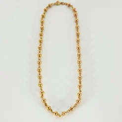 Collier or jaune maille marseillaise