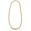 Collier Or jaune maille palmier