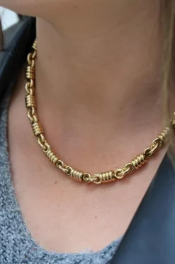 Collier Or jaune, Or blanc Diamant