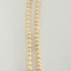 Collier or jaune perle et diamants