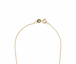 Collier or jaune, perle et diamants