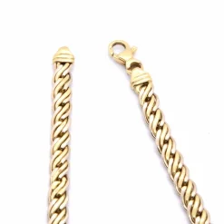 Collier or jaune ras de cou