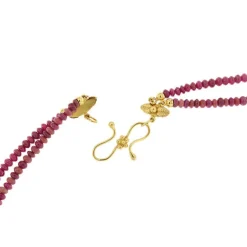 Collier Or jaune Rubis
