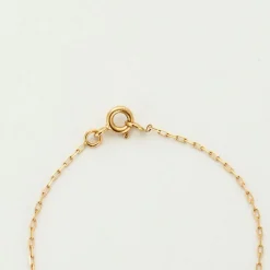 Collier or jaune solitaire