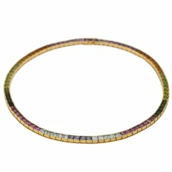 Collier Or jaune Tourmaline