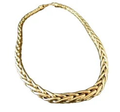Collier Or 18k Maille Palmier