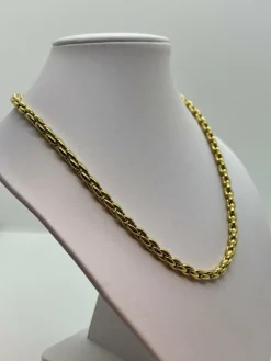 Collier Or Maille Palmier