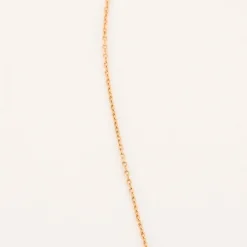 COLLIER OR ROSE 2 DIAMANTS 0,15ct