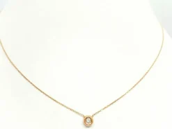Collier Or rose Diamant