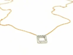 Collier Or rose Diamant