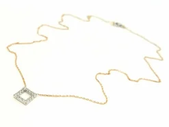 Collier Or rose Diamant