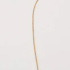 COLLIER OR ROSE DIAMANT 0,10ct