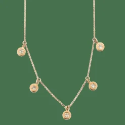 COLLIER OR ROSE ET DIAMANTS