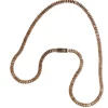 Collier or rose maille fantaisie