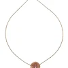 Collier Or rose Porcelaine Et Diamant