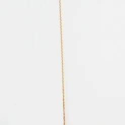 Collier or rose serti de saphir multi-couleur
