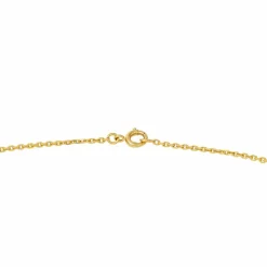 Collier Papillon Or jaune Emeraude