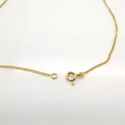Collier papillon or jaune