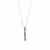 Collier pendentif 7 diamants