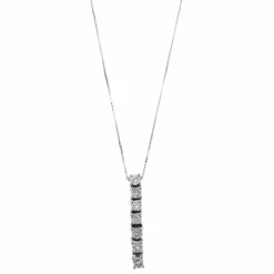 Collier pendentif 7 diamants