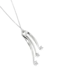 Collier pendentif 3 diamants