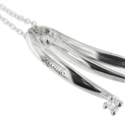 Collier pendentif 3 diamants