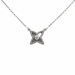 Collier Pendentif - Or blanc & Diamants