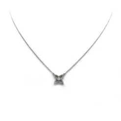 Collier Pendentif - Or blanc & Diamants