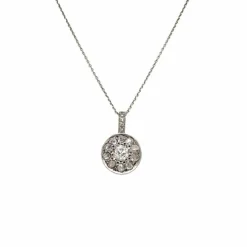 Collier pendentif Art Déco Diamant