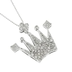 Collier pendentif couronne